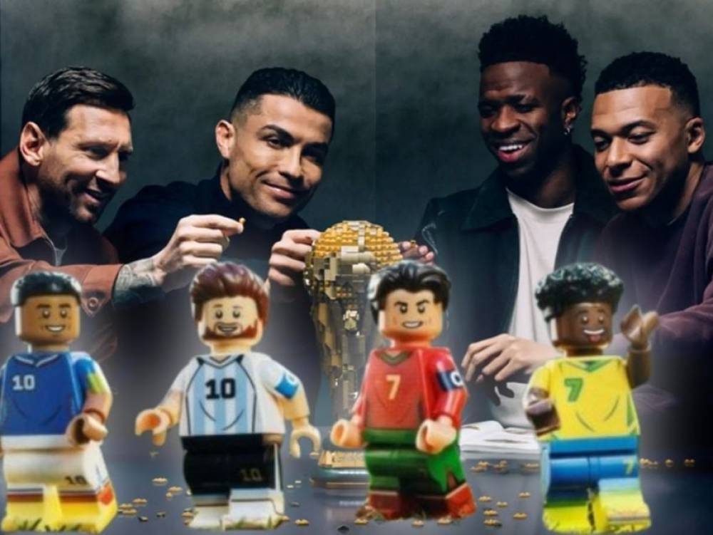 LEGO sorprende con colección de estrellas del fútbol para el Mundial 2026